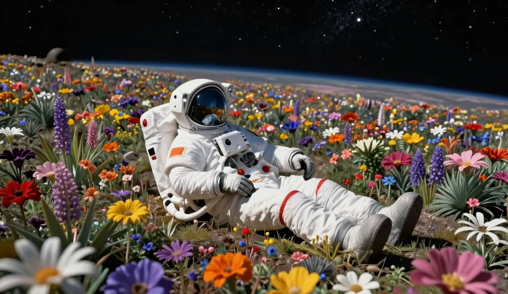 Astral Oasisonaut's Unlikely Respite on a Distant Planet