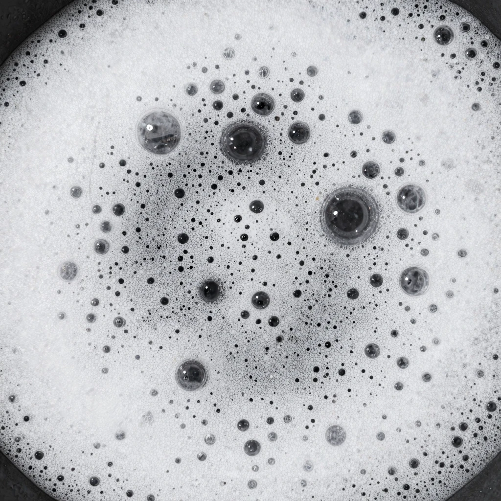 Abstract Soap Bubbles Macro Photography