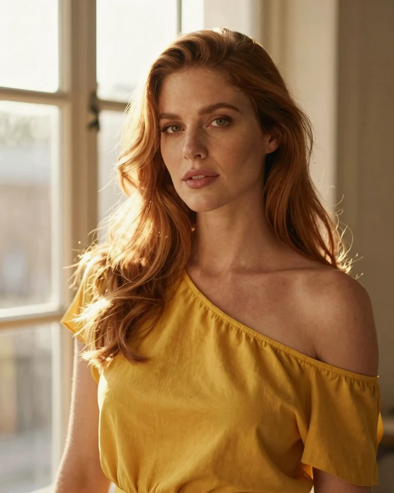 Golden Hour Portrait of a Woman: Soft Natural Light and Warm Tones