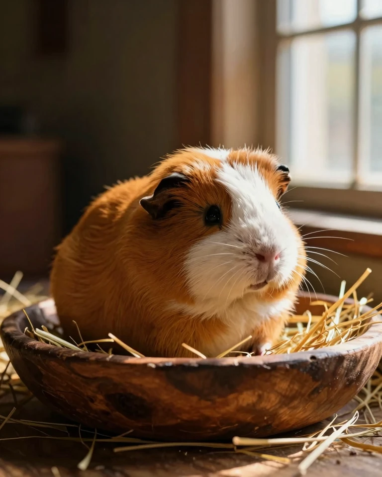 Renaissance Guinea Pig: Warmth and Texture in a Rustic Still Life Renaissance Guinea Pig: Warmth and Texture in a Rustic Still Life