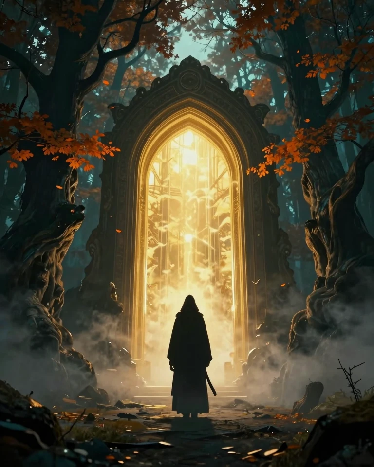 Mysterious Portal: Dark Fantasy Concept Art