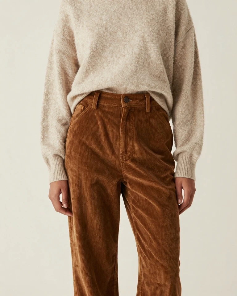 Earthy Elegance: Minimalist Fashion Portrait Earthy Elegance: Minimalist Fashion Portrait