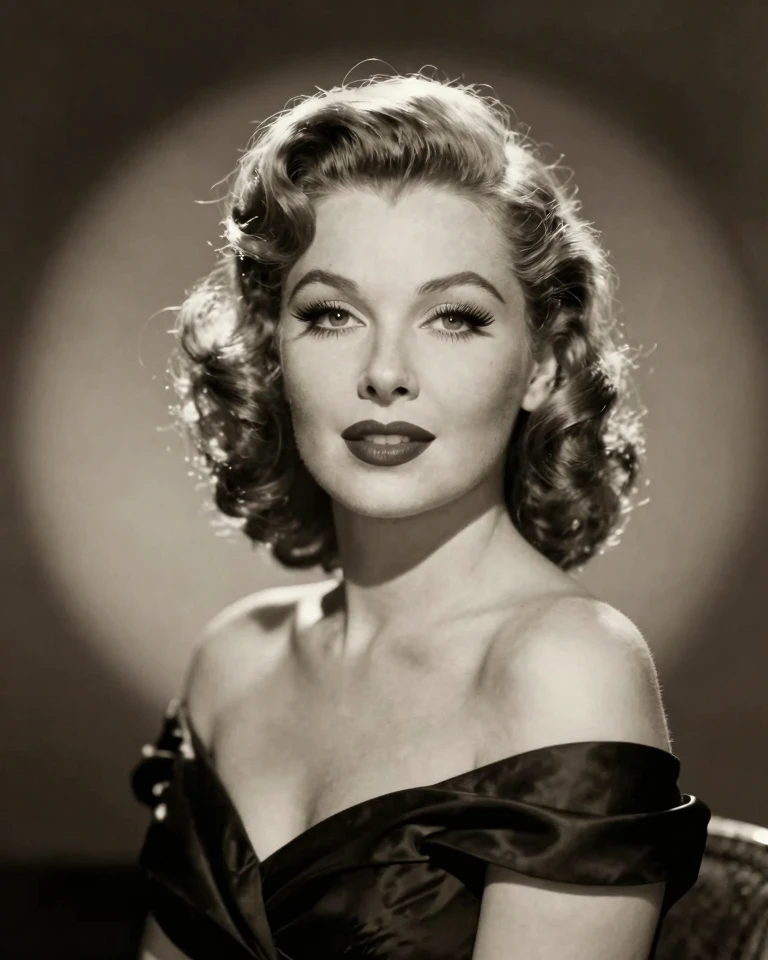 Vintage Hollywood Glamour Portrait Inspiration