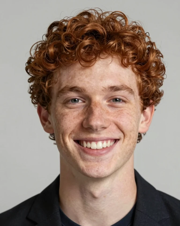Vibrant Corporate Portrait of a Young Man